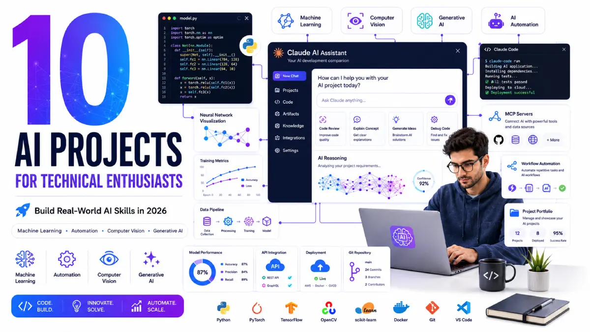 10 AI Projects for Technical Enthusiasts to Build in 2026