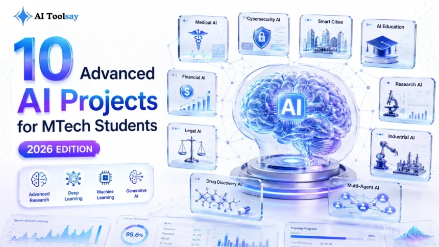 10 Advanced AI Projects for MTech Students in 2026