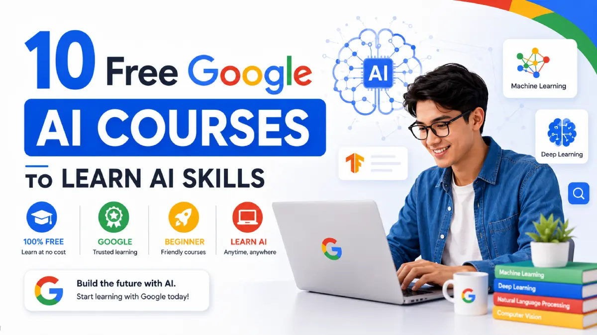 10 Free Google AI Courses to Learn AI Skills