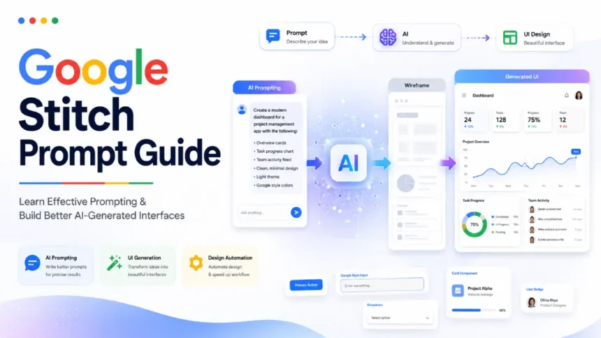 Google Stitch Prompt Guide